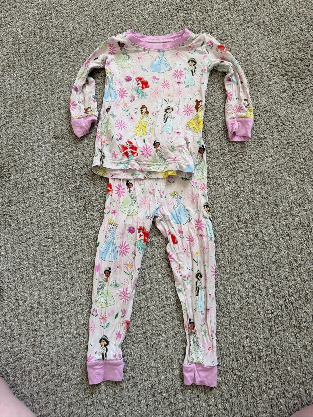 Little sleepies Disney princess Pajama Set